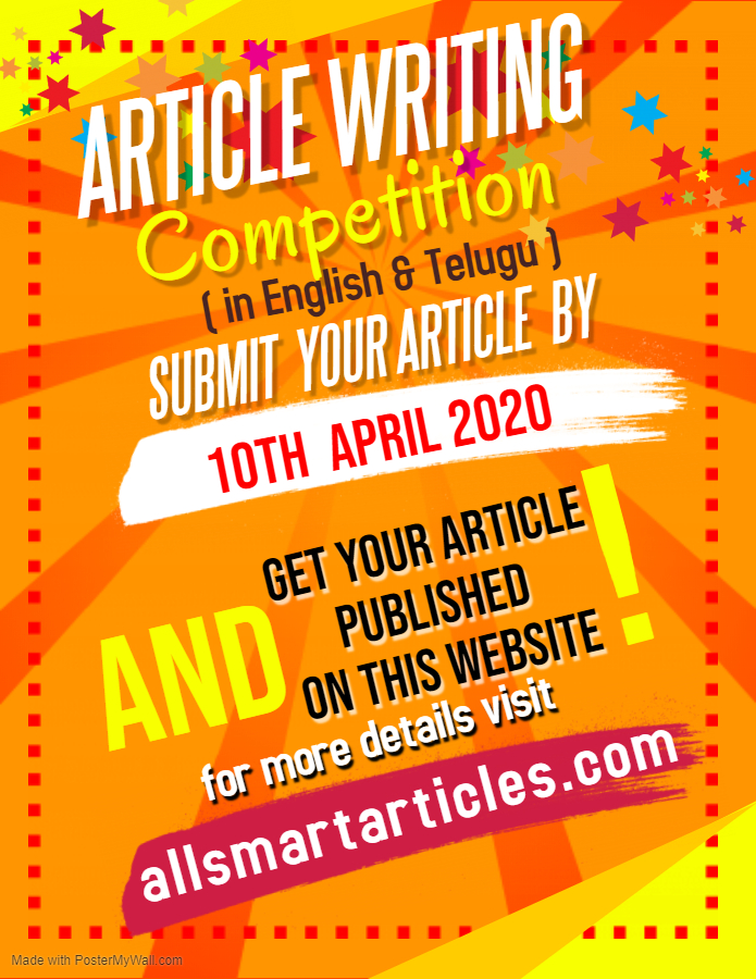 Article Writing Compettion – April-2020